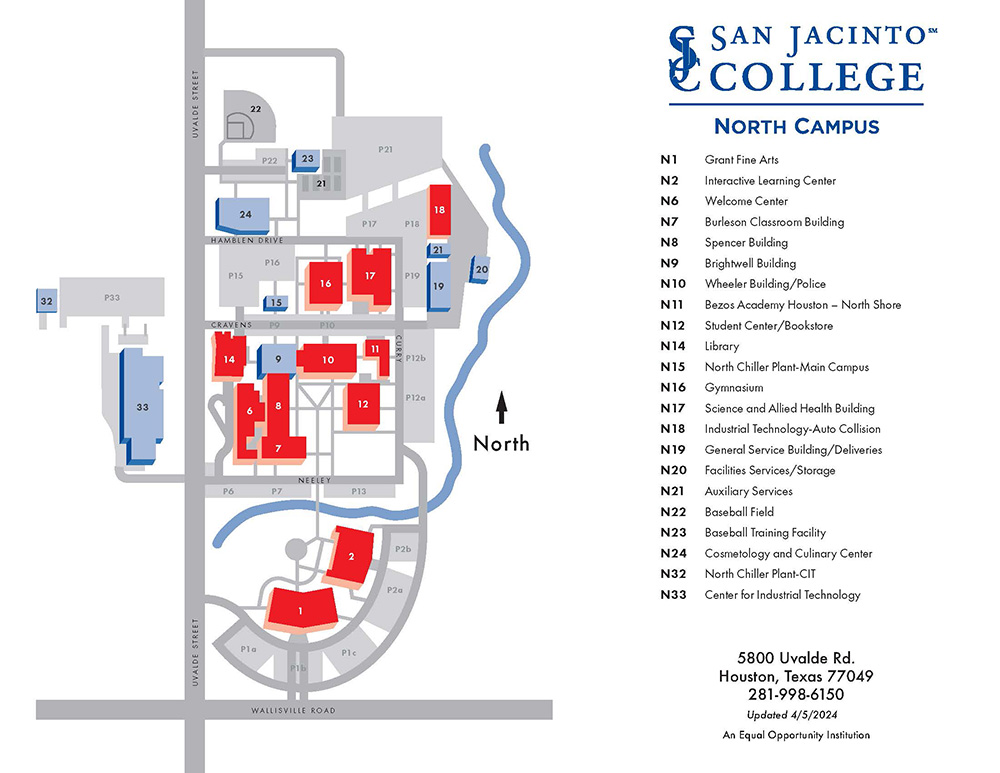 North Campus Permanent Exclusion Campus Carry Zones