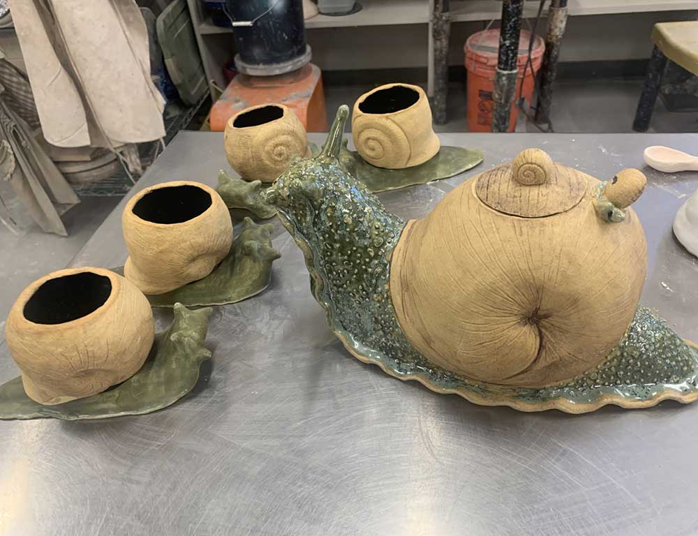 Central Campus Gallery Snail Pot