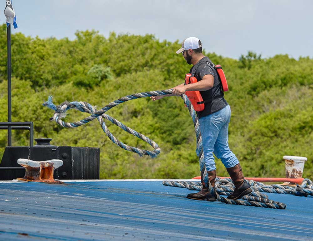 Maritime Student at Sea