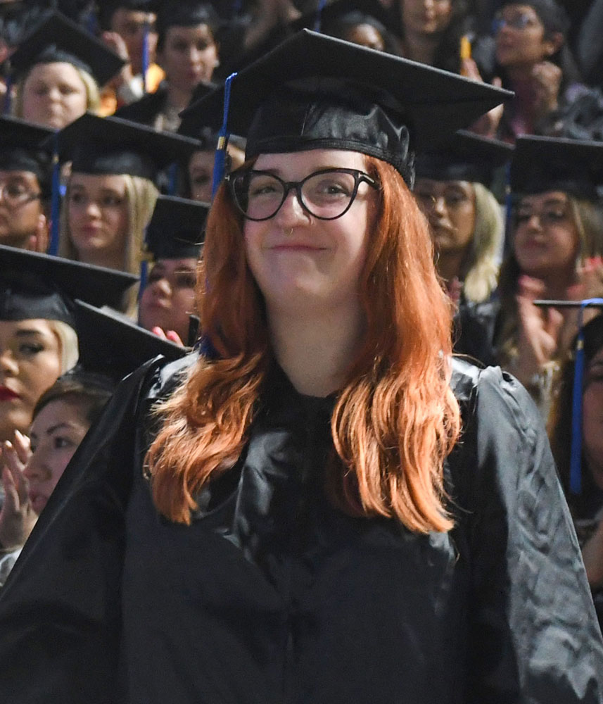 Student at Graduation