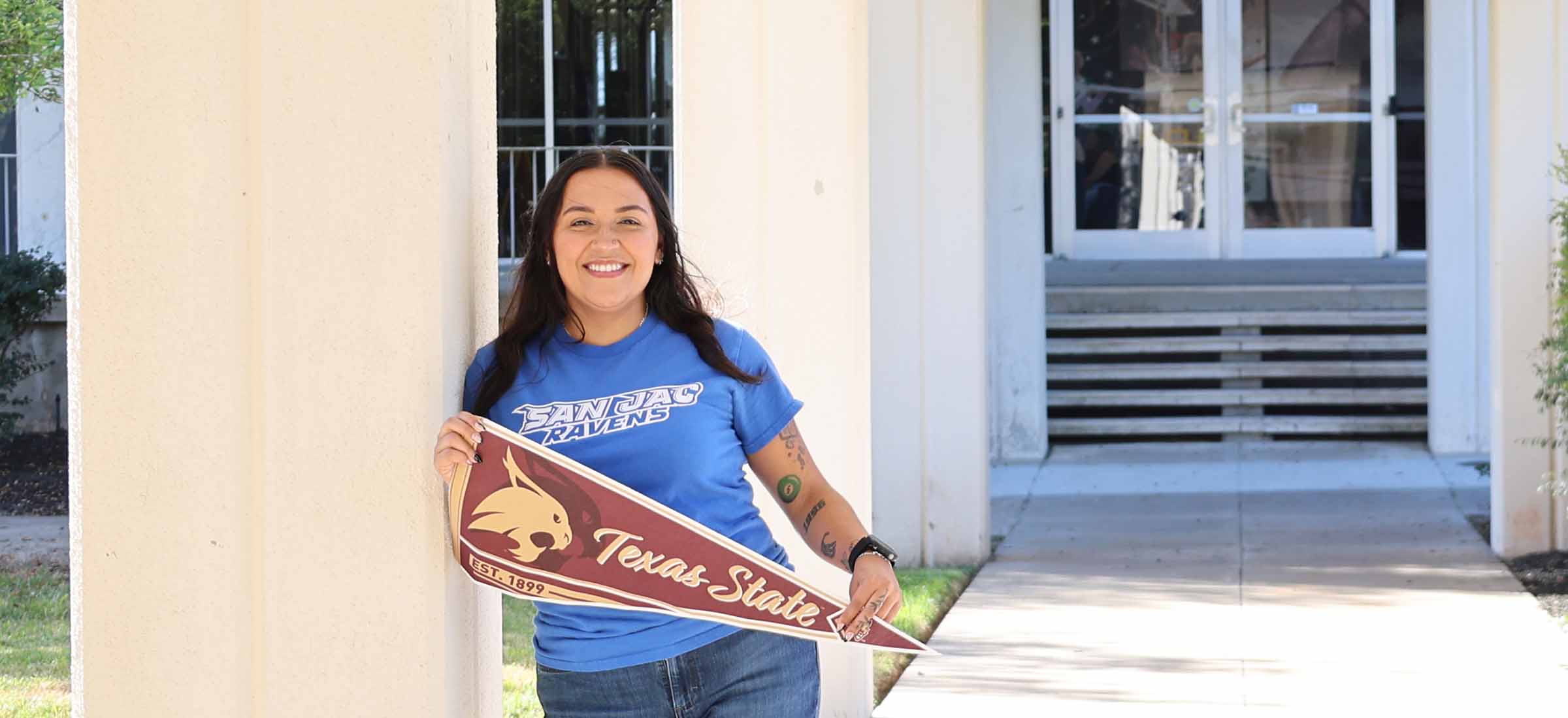 san jac and texas state co-enrolled student