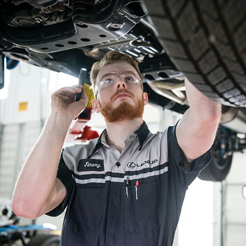 Automotive Technology Student