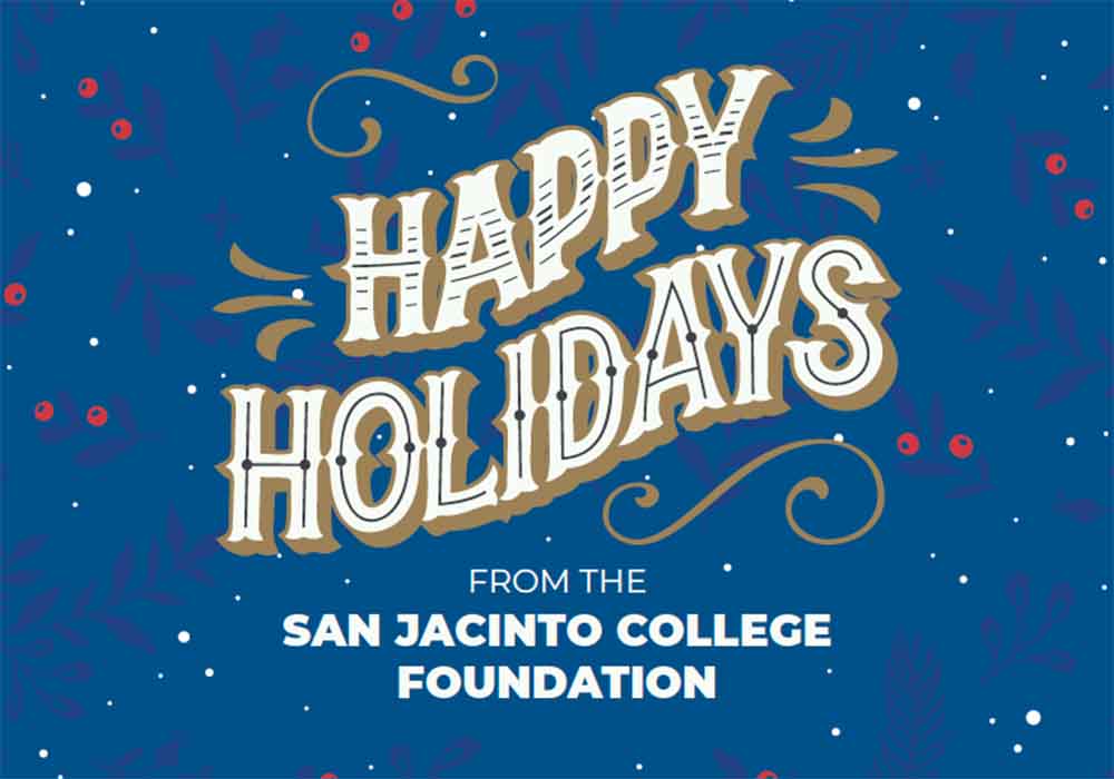2023 san jac foundation holiday card