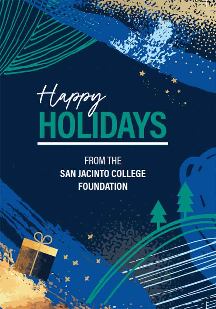 2025 san jac foundation holiday card