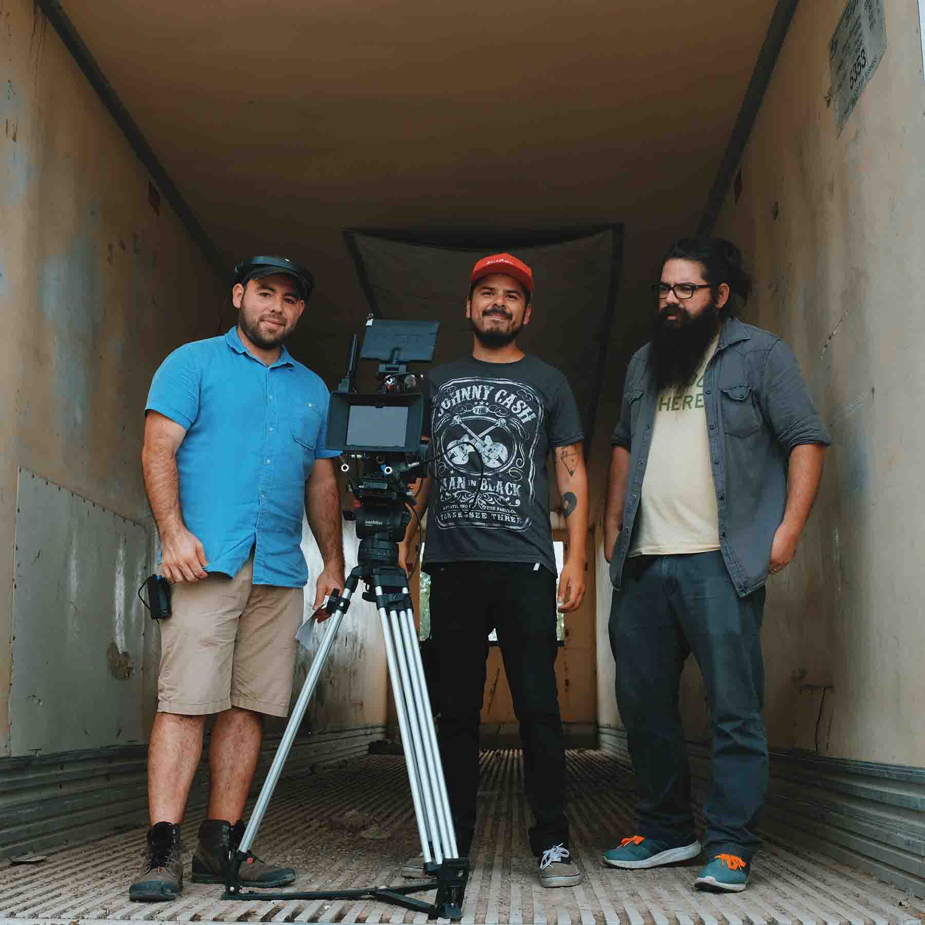 Cris Rodriguez on set of 'Journey'